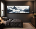 Chinese Ink Mountain Landscape canvas wall art, unframed canvas