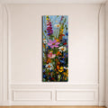 Colorful Wildflower Bouquet canvas wall art, unframed canvas
