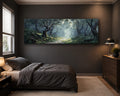 Enchanted Old Oak Forest canvas wall art, unframed canvas