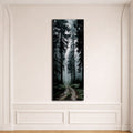 Foggy Forest Path canvas wall art, unframed canvas