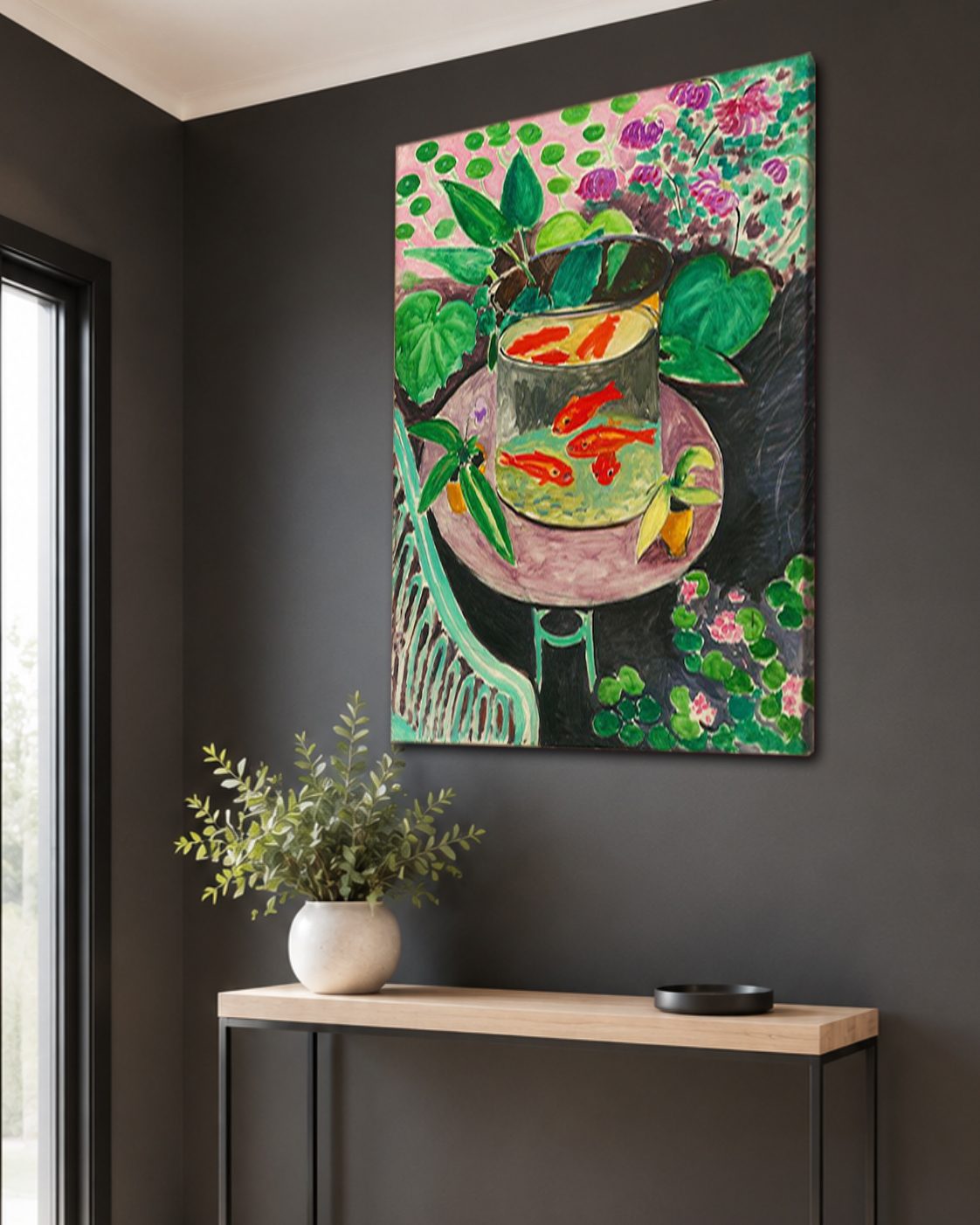 Goldfish by Henri Matisse canvas wall art, unframed canvas