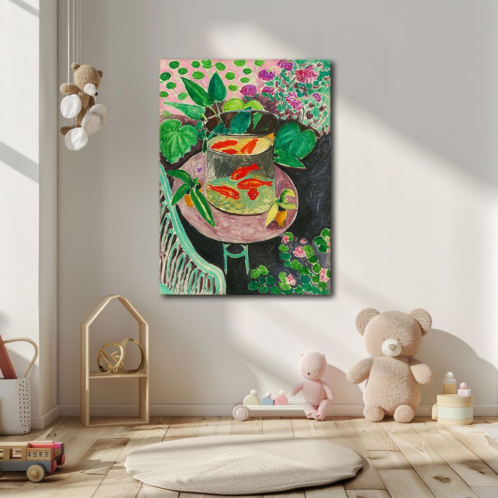 Goldfish by Henri Matisse canvas wall art, unframed canvas