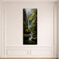 Mossy Waterfall Gorge canvas wall art, unframed canvas