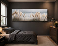 Pampas Grass Coastal Neutral canvas wall art, unframed canvas