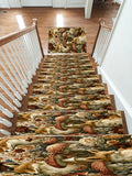 Fox and Mushroom Forest non-slip stair mat