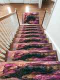 Fashion Leopard in Pink Sunglasses non-slip stair mat