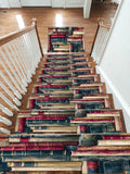 Library Books Pattern non-slip stair mat