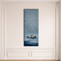 Seal Pups on Ice canvas wall art, unframed canvas