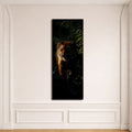 Tiger in the Dark Jungle canvas wall art, unframed canvas