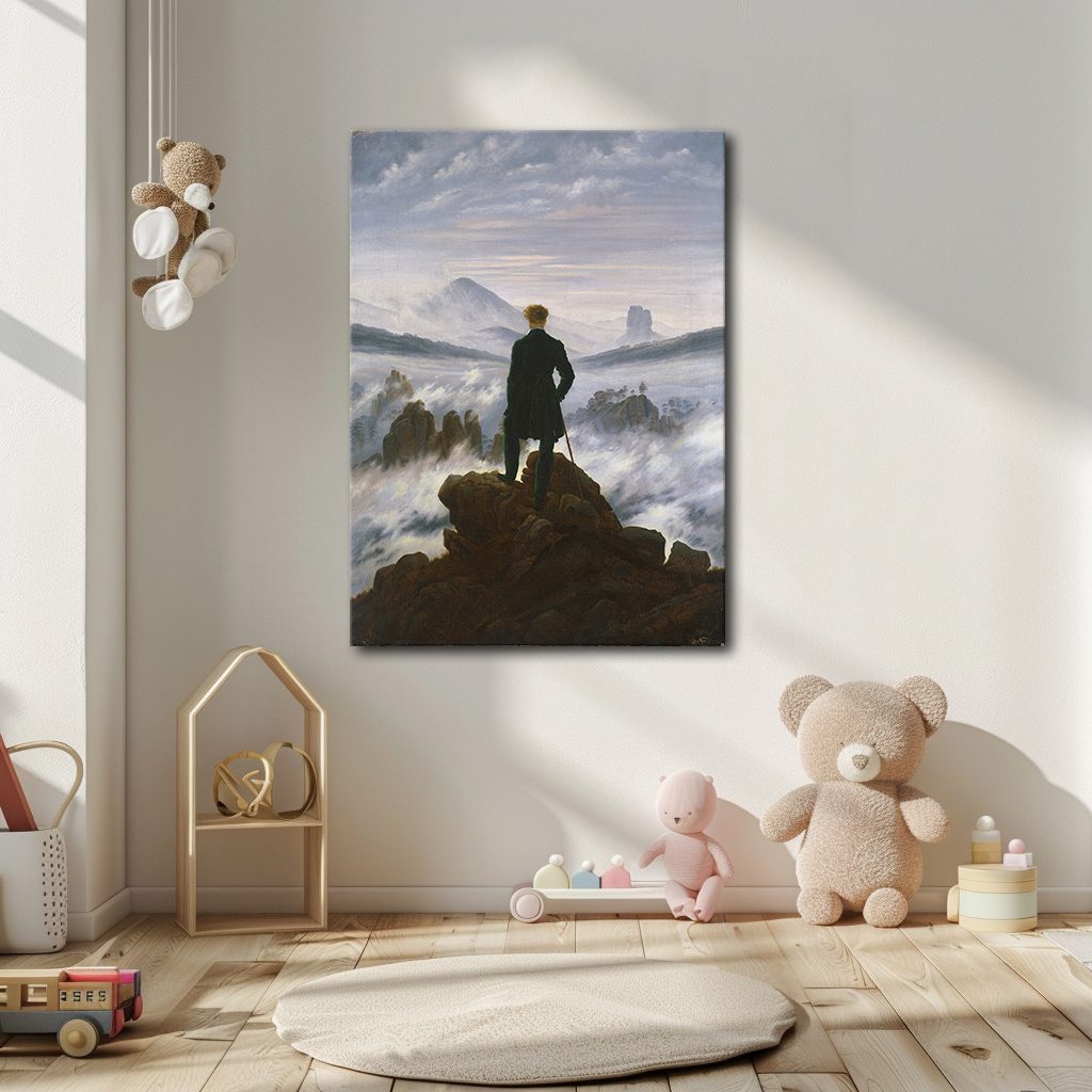 Wanderer above the Sea of Fog by Caspar David Friedrich canvas wall art, unframed canvas