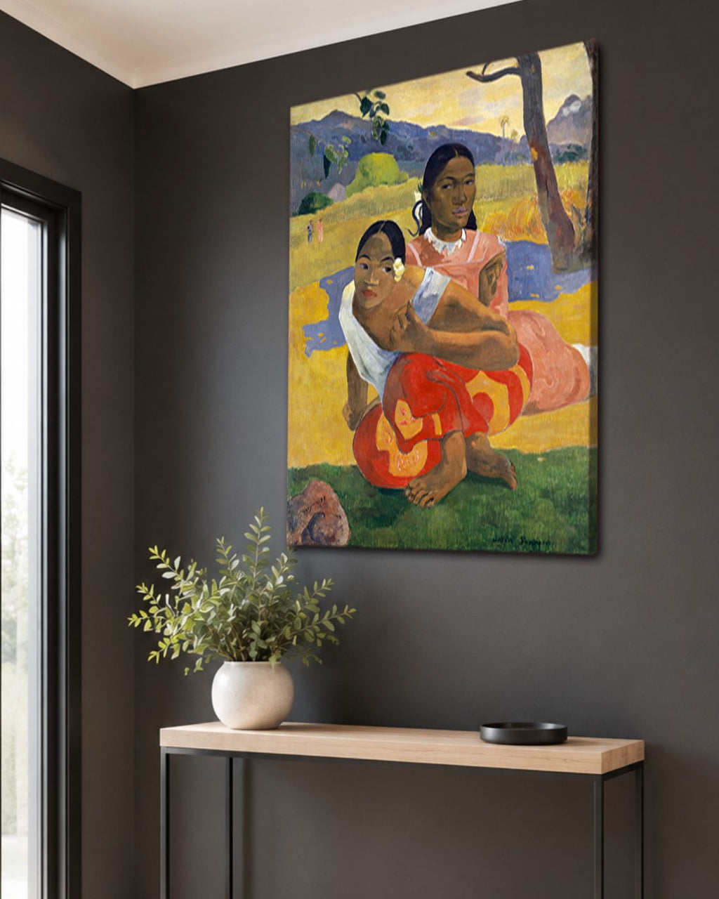 When Will You Marry by Paul Gauguin canvas wall art, unframed canvas