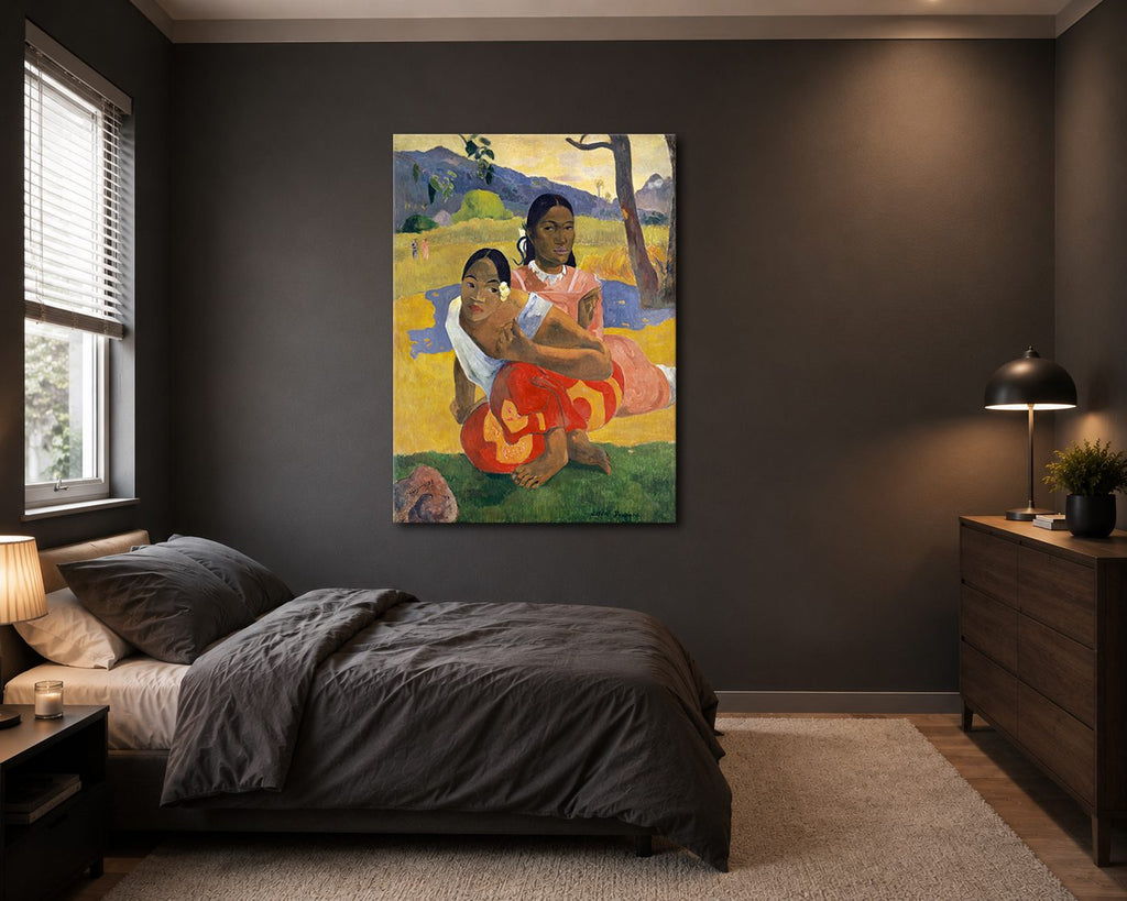 When Will You Marry by Paul Gauguin canvas wall art, unframed canvas